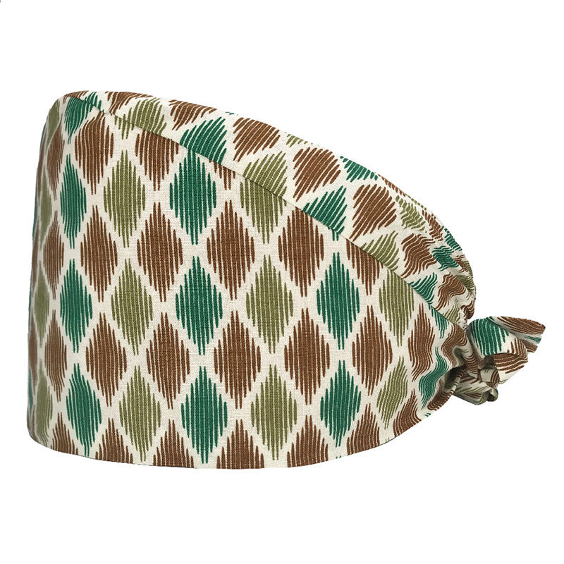 Cute Printed Cotton Nurse Hat