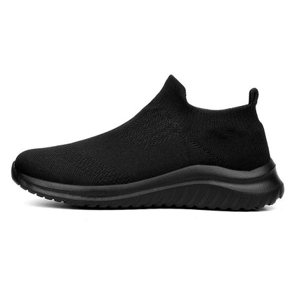 New MD Sole Flyknit Light Running Shoes Fashion Casual Shoes Sneakers Lovers Shoes Men